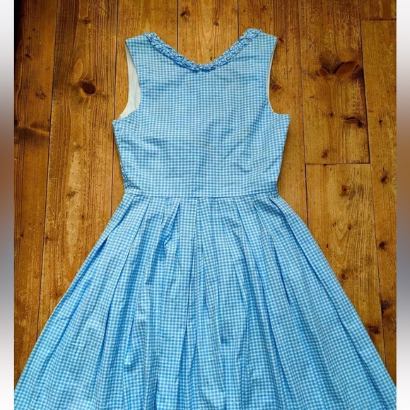 Original Steindl Dress Munchen Salzburg Blue Zip Front 38 - Picture 6 of 12